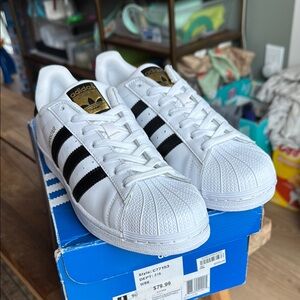 Adidas super star women 8.5